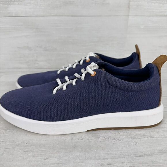 Timberland Sneakers Mens 10‎ Navy Truecloud Earthkeepers Canvas Trainers Shoes - Picture 4 of 13